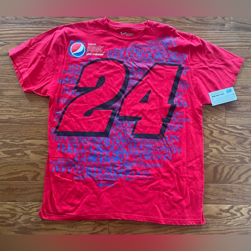 Chase Authentics Jeff Gordon Pepsi Racing Tee new XL